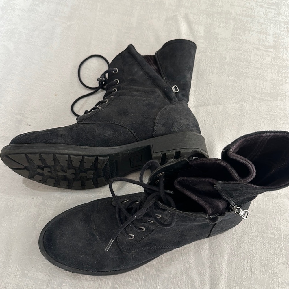 Black combat boots!